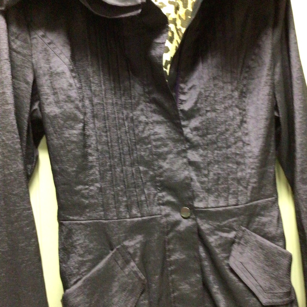 Purple Ruffled Coat - Picture 4 of 4